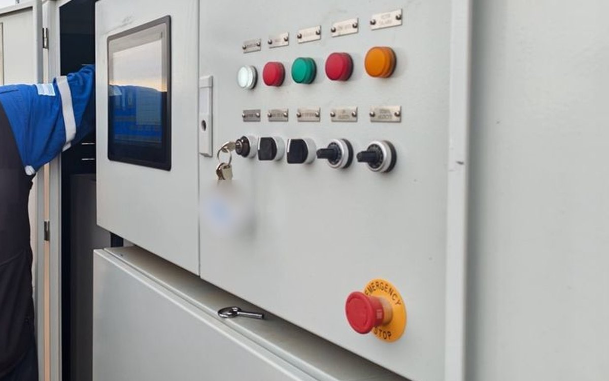Digital control panel of a Neolift unit